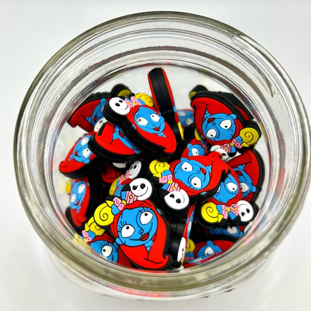 Nightmare Before Christmas Focal Silicone Beads